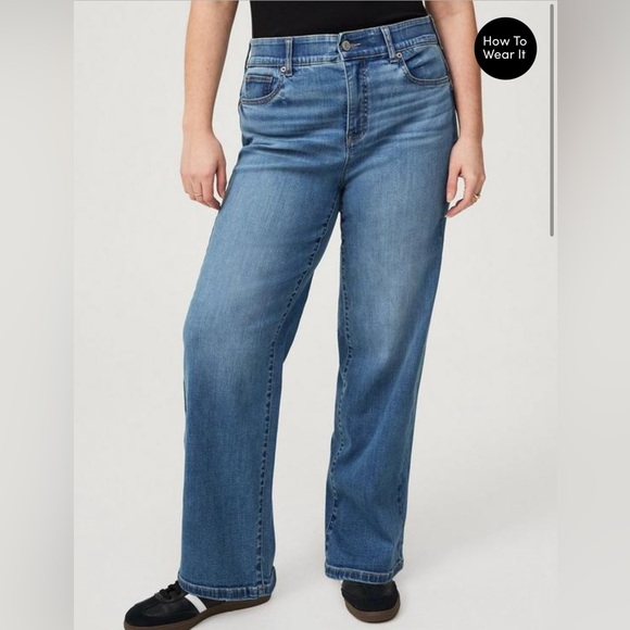 Torrid - Bombshell Wide Leg High-Rise Jean - Picture 3 of 6